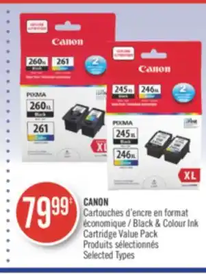Pharmaprix Canon black & colour ink cartridge value pack offer