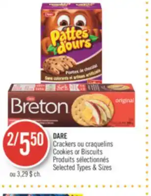 Pharmaprix Dare cookies or biscuits offer