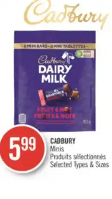 Pharmaprix Cadbury minis offer