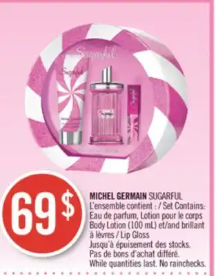 Pharmaprix Michel germain sugarful set contains: body lotion (100 ml) and lip gloss offer