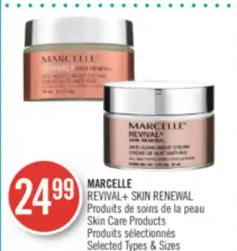 Pharmaprix Marcelle revival+ skin care products offer