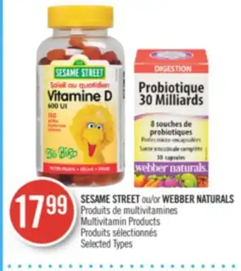 Pharmaprix Sesame street or webber naturals multivitamin products offer