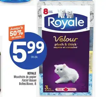 Uniprix Royale mouchoirs de papier / facial tissues offer
