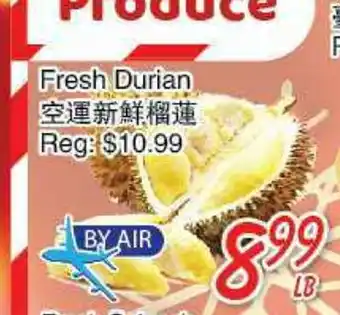 Foody Mart Fresh durian offer