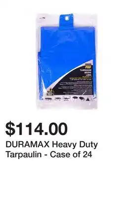 Dollarama Duramax heavy duty tarpaulin - case of 24 offer