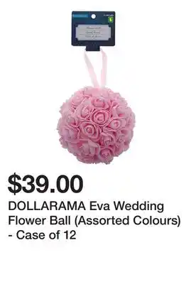 Dollarama Dollarama eva wedding flower ball (assorted colours) - case of 12 offer