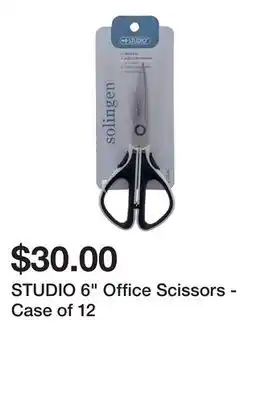 Dollarama Studio 6 office scissors - case of 12 offer