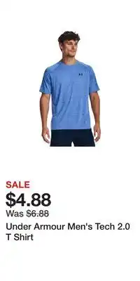 Sport Chek Under armour men's tech 2.0 t shirt offer