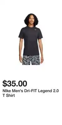 Sport Chek Nike men's dri-fit legend 2.0 t shirt offer