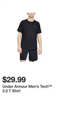 Sport Chek Under armour men's tech 2.0 t shirt offer