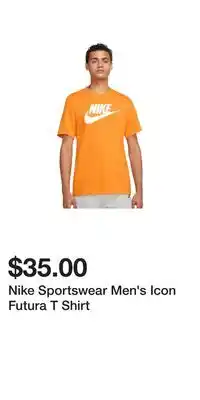 Sport Chek Nike sportswear men's icon futura t shirt offer