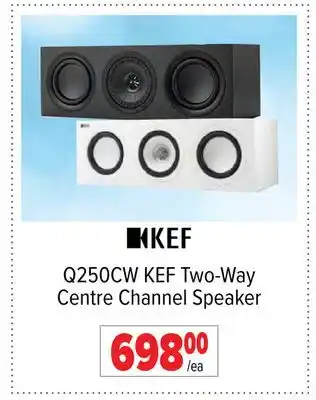 2001 Audio Video Kef two-way centre channel speaker offer