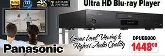 2001 Audio Video Panasonic ultra hd blu-ray player offer