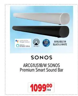 2001 Audio Video Sonos premium smart sound bar offer