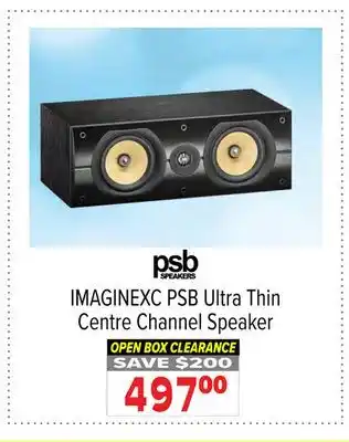 2001 Audio Video Psb ultra thin centre channel speaker offer