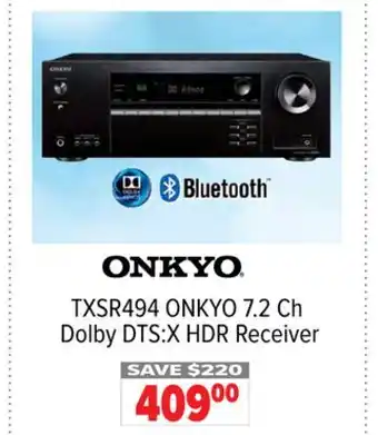 2001 Audio Video Onkyo 7.2 ch dolby dts:x hdr receiver offer