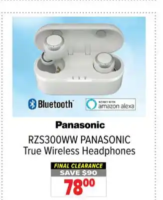 2001 Audio Video Panasonic true wireless headphones offer