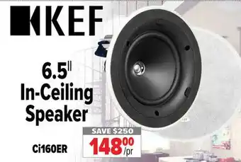 2001 Audio Video Kef 6.5 in-celling speakers offer