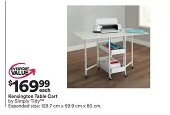 Michaels Kensington table cart by simply tidy offer