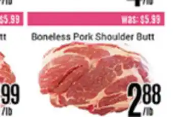 Nations Fresh Foods Boneless pork shoulder butt offer