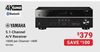 Visions Electronics Yamaha 5.1-channel a/v receiver offer