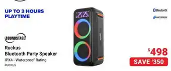 Visions Electronics Soundstage ruckus bluetooth party speaker offer