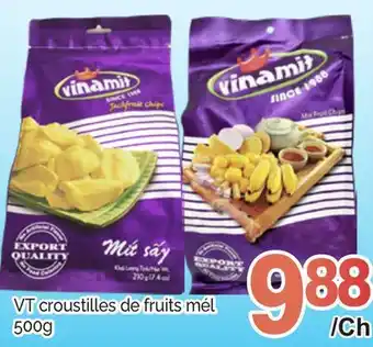 T&T Supermarket Vt croustilles de fruits mél, 500g offer