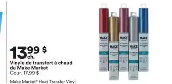 Michaels Vinyle de transfert à chaud de make market offer