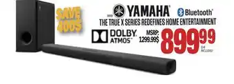 Centre Hi-Fi Yamaha the true x series redefines home entertainment offer