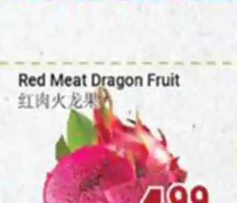 Oceans Fresh Food Market Red meat dragon fruit offer