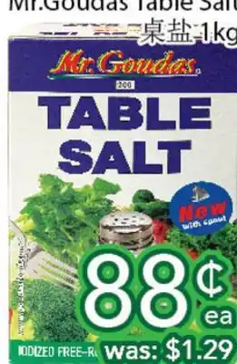 Ample Food Market Mr.goudas table salt offer