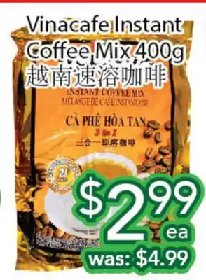 Ample Food Market Vinacafe instant coffee mix offer