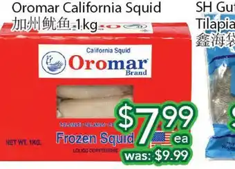 Ample Food Market Oromar california squid offer