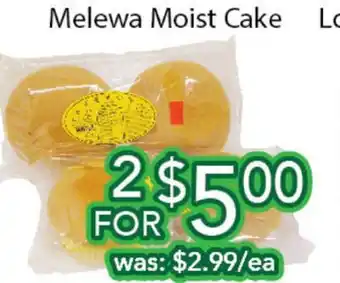 Ample Food Market Melewa moist cake offer