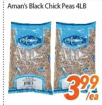 Bestco Food Mart Aman's black chick peas offer