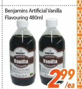 Bestco Food Mart Benjamins artificial vanilla flavouring offer