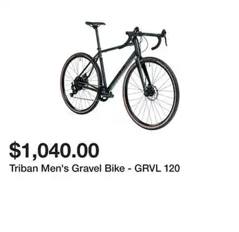 Decathlon Triban men's gravel bike - grvl 120 offer