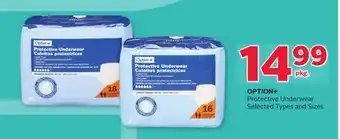 Rexall Option+ protective underwear offer