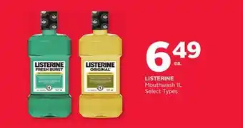 Rexall Listerine mouthwash offer