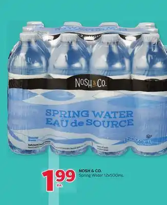 Rexall Nosh & co. spring water offer