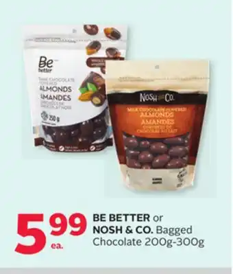 Rexall Be better or nosh & co. bagged chocolate offer