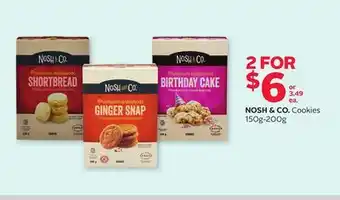 Rexall Nosh & co. cookies 150g-200g offer