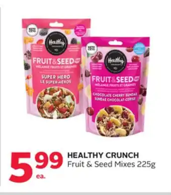 Rexall Healthy crunch fruit & seed mixes offer