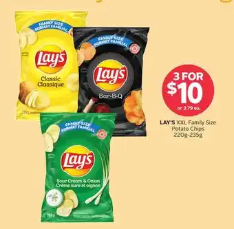 Rexall Lay's xxl family size potato chips offer