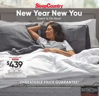 Sleep Country Distinction series dani mattress offer