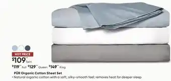 Dormez Vous Pür organic cotton sheet set offer
