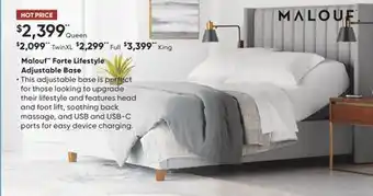 Dormez Vous Malouf forte life adjustable base offer