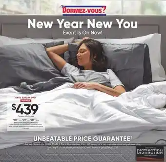 Dormez Vous Distinction series dani mattress offer