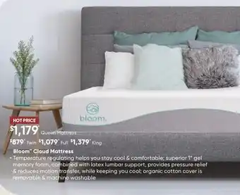 Dormez Vous Bloom cloud mattress offer