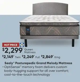 Dormez Vous Sealy posturepedic grand melody mattress offer
